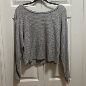 Garage Grey Flowy Longsleeve